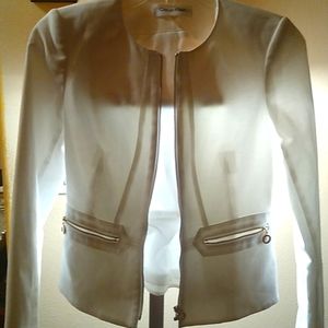 White Calvin Klein jacket